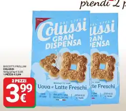 Supermercati Gulliver Biscotti frollini Colussi offerta
