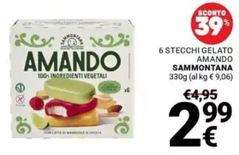 Stecchi gelato Amando Sammontana