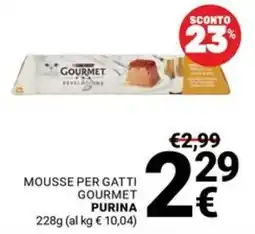 Supermercati Gulliver Mousse per gatti Gourmet Purina offerta