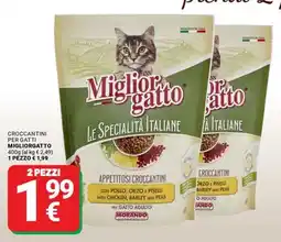 Supermercati Gulliver Crocchettini per gatti Migliorgatto offerta