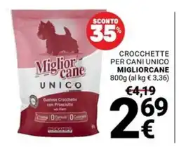 Supermercati Gulliver Crocchette per cani Unico MigliorCane offerta