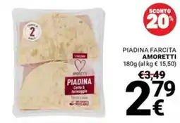 Supermercati Gulliver Piadina Amoretti offerta