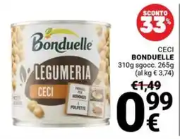 Supermercati Gulliver Bonduelle Ceci offerta