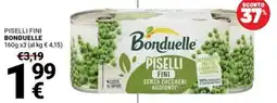 Supermercati Gulliver Bonduelle Piselli Fini offerta