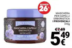 Supermercati Gulliver Maschera capelli erboristica I Provenzali offerta