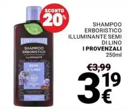 Supermercati Gulliver Shampoo erbistico illuminante semi di lino i provenzali offerta