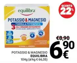 Supermercati Gulliver Potassio & Magnesio Equilibra offerta