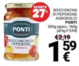 Supermercati Gulliver Bocconcini di peperone agrodolci Ponti offerta