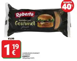 Supermercati Gulliver Hamburger Gourmet Glassato Roberto offerta
