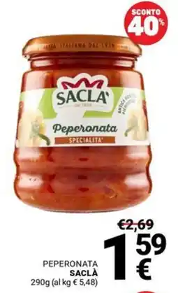 Supermercati Gulliver Peperonata Saclà offerta