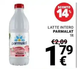 Supermercati Gulliver Latte intero Parmalat offerta