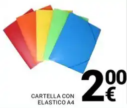 Supermercati Gulliver Cartella con elastico A4 offerta