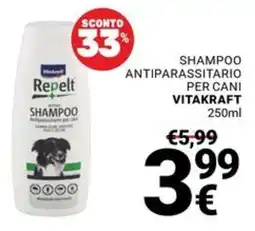 Supermercati Gulliver Shampoo antiparassitario per cani Vitakraft offerta