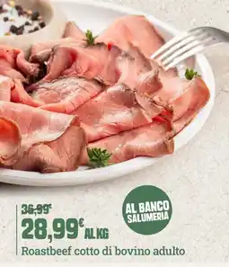 Banco Fresco Roastbeef cotto di bovino adulto offerta