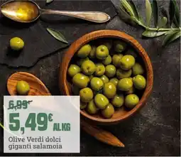 Banco Fresco Olive Verdi dolci giganti salamoia offerta