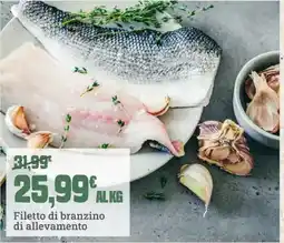 Banco Fresco Filetto di branzino di allevamento offerta