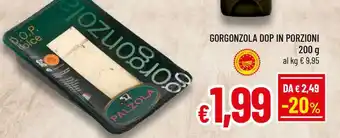 GORGONZOLA DOP IN PORZIONI