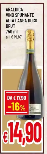 Famila ARALDICA VINO SPUMANTE ALTA LANGA DOCG BRUT offerta