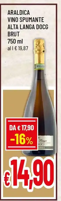 ARALDICA VINO SPUMANTE ALTA LANGA DOCG BRUT