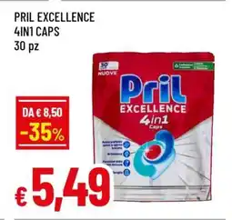 Famila PRIL EXCELLENCE 4IN1 CAPS 30 pz offerta
