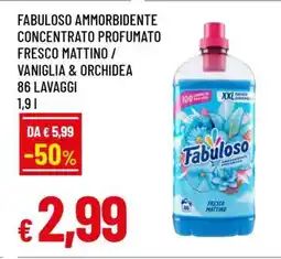 Famila Fabuloso Ammorbidente Concentrato Profumato Fresco Mattino / Vaniglia & Orchidea offerta
