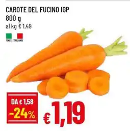 Famila Carote del Fucino IGP offerta