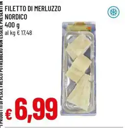 Famila FILETTO DI MERLUZZO NORDICO offerta