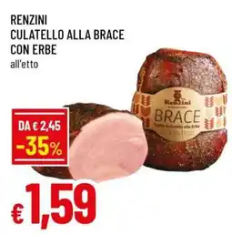 Famila RENZINI CULATELLO ALLA BRACE CON ERBE offerta