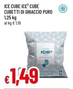 Famila ICE CUBE ICE³ CUBE CUBETTI DI GHIACCIO PURO offerta