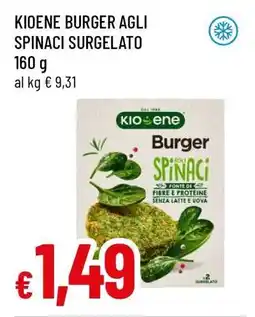 Famila Kioene Burger Agli Spinaci Surgelato offerta