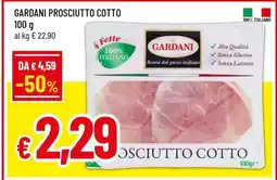 Famila GARDANI Prosciutto Cotto offerta