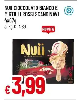 Famila NUII CIOCCOLATO BIANCO E MIRTILLI ROSSI SCANDINAVI offerta