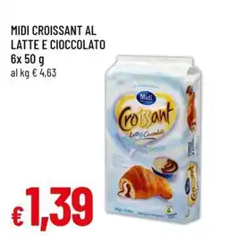 Famila MIDI CROISSANT AL LATTE E CIOCCOLATO offerta