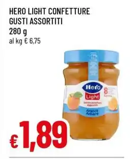 Famila HERO LIGHT CONFETTURE GUSTI ASSORTITI offerta