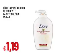 Famila Dove Sapone Liquido Detergente offerta