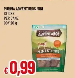 Famila PURINA ADVENTUROS MINI STICKS offerta