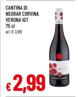 Famila CANTINA DI NEGRAR CORVINA VERONA IGT offerta