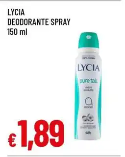 Famila LYCIA Deodorante Spray offerta