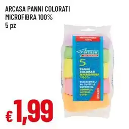 Famila ARCASA PANNI COLORATI MICROFIBRA 100% offerta