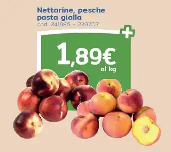Nettarine, pesche pasta gialla