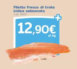 C+C Italmarket Filetto fresco di trota iridea salmonata offerta