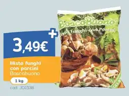 C+C Italmarket Misto funghi con porcini Boscobuono offerta