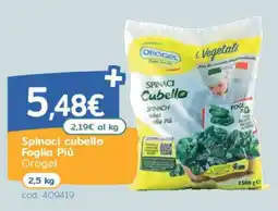 C+C Italmarket Spinaci cubello Foglia Più Orogel offerta