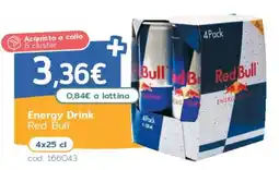 C+C Italmarket Energy Drink Red Bull offerta