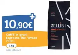 C+C Italmarket Caffè in grani Espresso Bar Vivace Pellini offerta