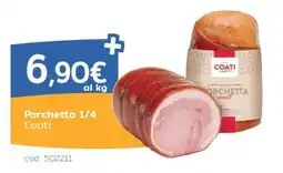 C+C Italmarket Porchetta 1/4 Coati offerta