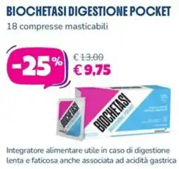 Parafarmacia Più Medical Biochetasi digestione pocket offerta