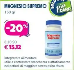 Parafarmacia Più Medical Magnesio Supremo offerta