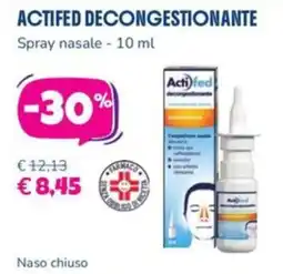 Parafarmacia Più Medical Actifed decongestionante offerta