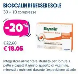 Parafarmacia Più Medical Bioscalin Benessere Sole offerta